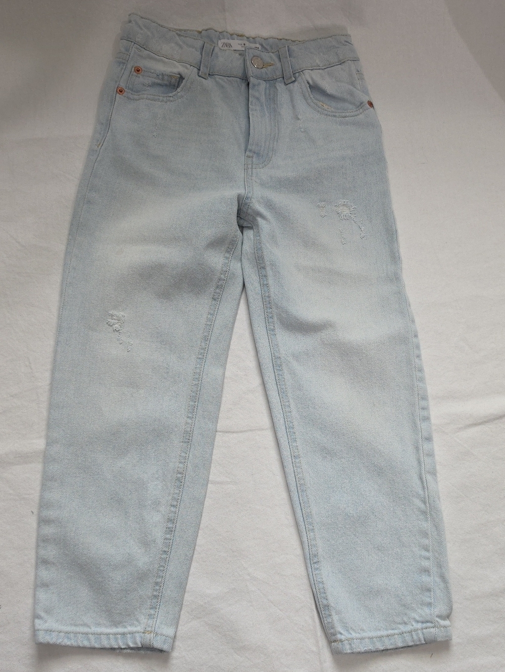 Zara Girl's Light Blue Boyfriend Jeans